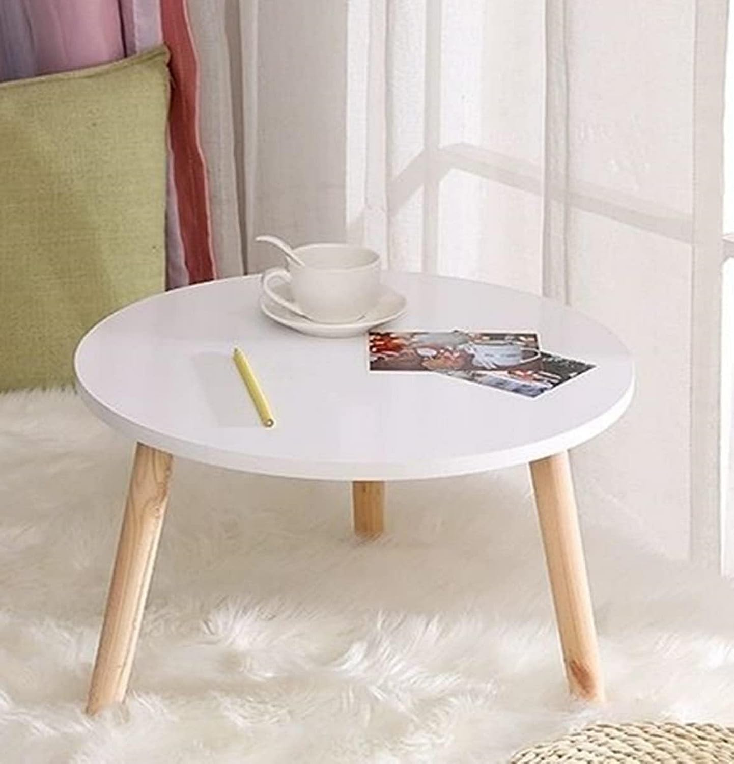 ローテーブル 一人暮らし おしゃれ 座卓 ちゃぶ台 木製 テーブル センターテーブル コーヒーテーブル ミニテーブル リビングテーブル 机 コンパクトデスク 省スペース 北欧風 円卓 リビング 脚マッ