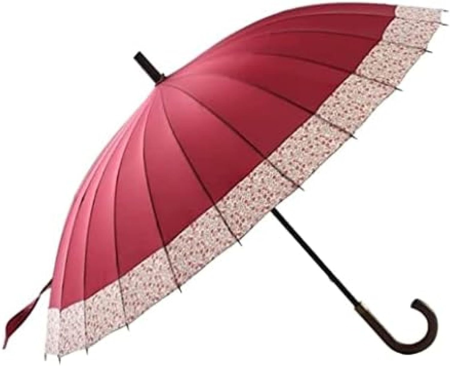 長傘 日がさ 今めかしい コウモリ傘 防風大型ゴルフ傘フックハンドルスティック傘携帯型桜特大キャノピー傘 周遊傘 コウモリ傘