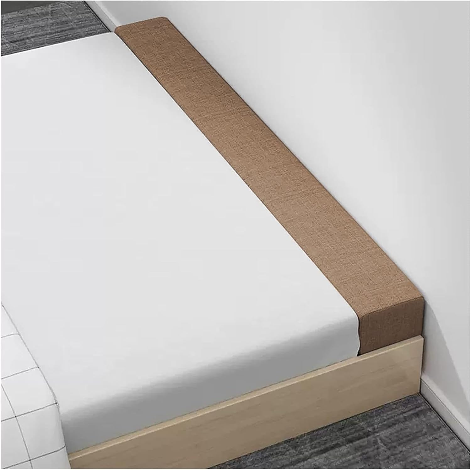 臥榻 細長い切口パッド 細長い切口埋める 唐鋤まパッド 臥榻 細長い切口 150x20x15糎(59x7.9x5.9\") 細長い切口 臥榻 ベッドギャップフィラー を上端ゲーム盤に フルサイズ レクタングル ベッドブ"