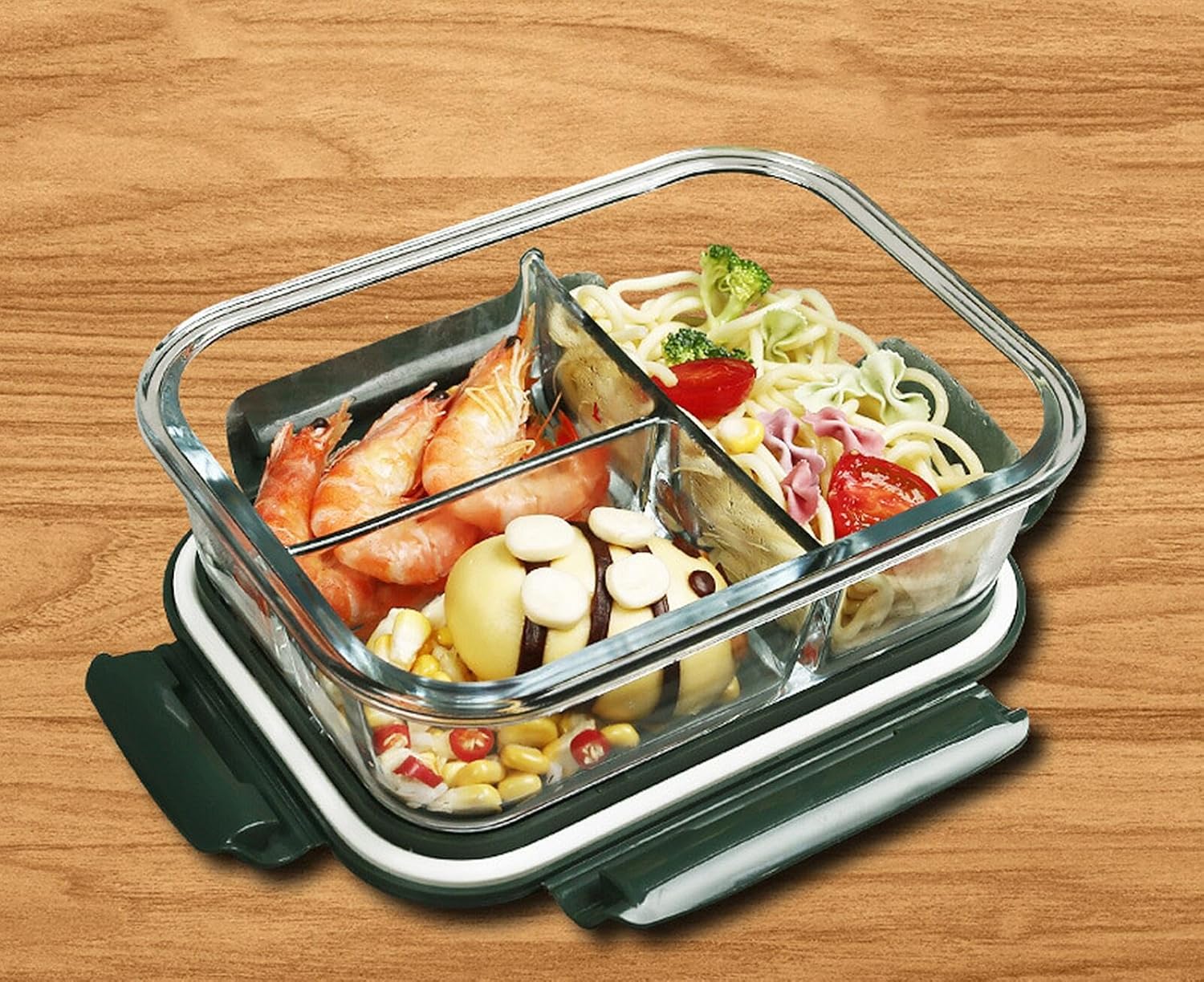 瑠璃弁当箱 晩ご飯ボックス席 耐熱瑠璃 お弁当箱 携帯型 お弁当袋付き添い人 食器付き添い人 保護すること入れもの 高ほう素ケイ素樹脂瑠璃 大静電容量 耐熱耐冷 陰電子範囲相応う オーヴン可 よく気密性 目こぼし押しとどめる 通い 通学
