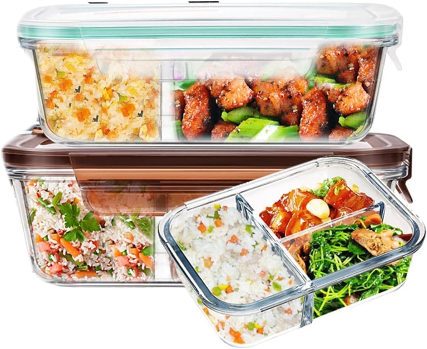 瑠璃弁当箱 耐熱瑠璃 お弁当箱 、3つの取り分ける 1040ML 保護すること入れもの 4点鍵を掛ける 夕御飯ボックス席 ふわっと盛れる 洗い分かりやすい 持っていく助けになる 陰電子領域相応う お子さん 会社企業員 成年者 通い 通学 着飾る ご機嫌 弁当箱・水筒-弁当箱・弁当袋-大人用弁当箱