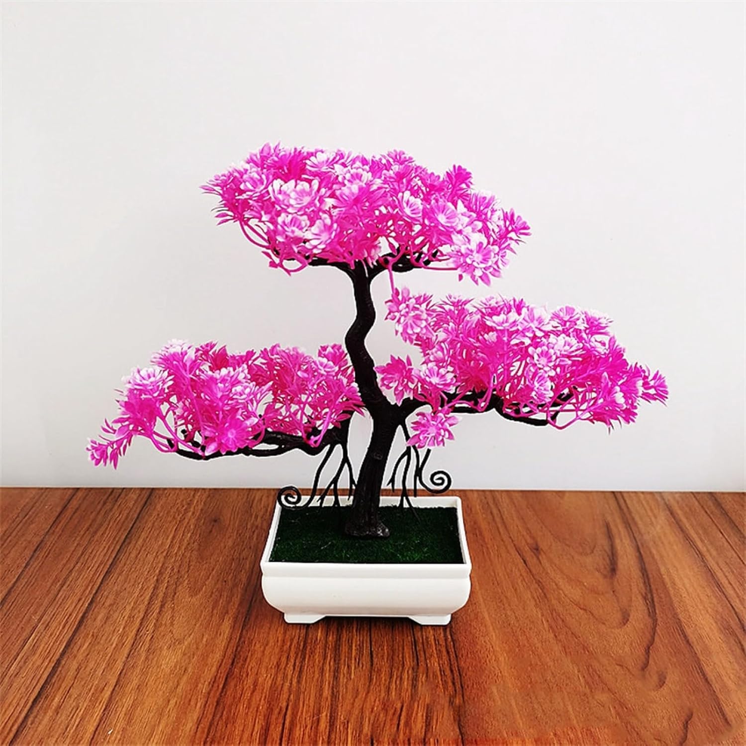 観葉植物 卓上 鉢植え 椿の花 人工観葉植物 フェイクグリーン 造花 高さ24cm 盆栽 インテリア 室内 オフィス 店舗 装飾 置物 枯れない 世話いらず おしゃれ 開店祝い 贈り物 プレゼント バ｜Libre777