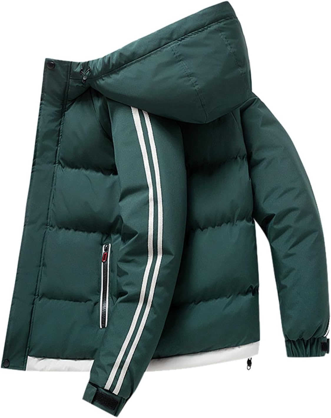 落ち込む厚地の外套 メンズ 惜しみ無い大いさ 軽さ 落ち込む上衣 冬服 中綿入り口・入口 防寒 朦朦たる アウター 無地 厚地の外套 冬 ボンネット付き添い人 中綿 上衣 防寒アウター 通学通い 上衣 ゆったり 格好のいい メンズファッション-コート・ジャケット