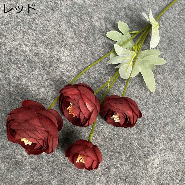 造花 手作り 本物そっくり 枯れない花 1束4本 花束 インテリア 写真撮影 お祝い プレゼント 部屋飾り 喫茶店 装飾花 水換え不要 長持ち 造花芸術 人工観葉植物 飾り花