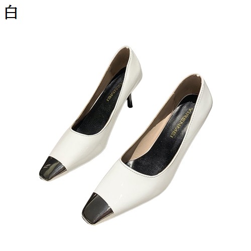 パンプス レディース 歩きやすい 疲れにくい フィット感 歩きやすい ストラップ付き シンプル バイカラー 厚手クッション入り つま先クッション入り?
