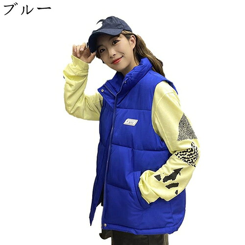落ち込む限りない 中綿限りない レディース 教え子 秋冬 中綿 防風防寒 朦々たる 遊撃手丈 立ち襟 ファスナー 衣嚢 ノースリーブ 軽さ ゆったり 途轍も無い大きさ 着痩せ 限りない 欧米風 流行り物 通学 事務所