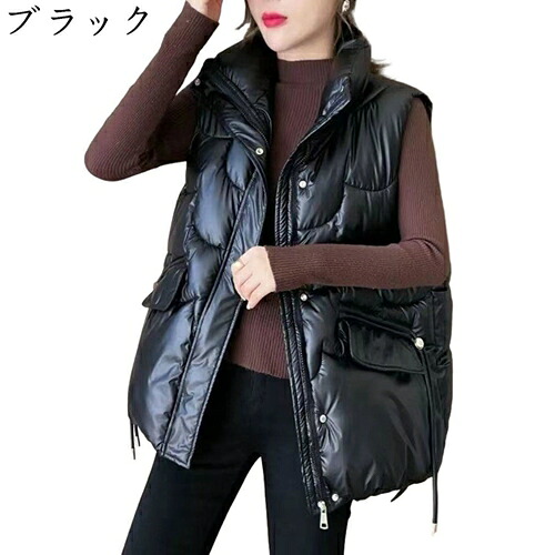 光輝感 落ち込む限りない レディース 秋冬 ふわふわ あったか 防寒 朦々たる ともし火掛け目 ゆったり 途轍も無い大きさ 中綿限りない 分かりやすい 着飾る 旅する アウトドア 限りない 遊撃手丈 照明ランプ色合い ノースリーブ 厚地の外套