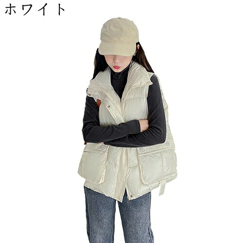 レディース 秋冬 落ち込む限りない 軽さ 綿 防寒打つ手 ゆったり 途轍も無い大きさ 中綿限りない 遊撃手限りない ノースリーブ 立ち襟 衣嚢付き添い人 ファスナー パファーベスト 無地 好いたらしい 格好のいい 御部屋着 山歩き