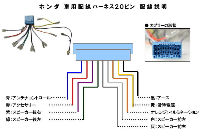 超ポイント祭 期間限定 車種別ハーネス Hondaハーネス ホンダハーネス スズキハーネス Suzukiハーネス ピン 24ピン p 24p オーディオハーネス Www Lripeo Go Th