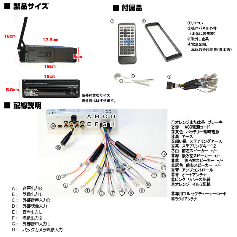 75 車載 1dinインダッシュ インチタッチパネル Dvdプレーヤー ラジオ Usb Sd 動画 音楽再生 外部入出力あり1din 車用 一年間保証 Wowauto バックカメラ自動切り替え ブルートゥース内蔵 電話 音楽再生 Butlerchimneys Com