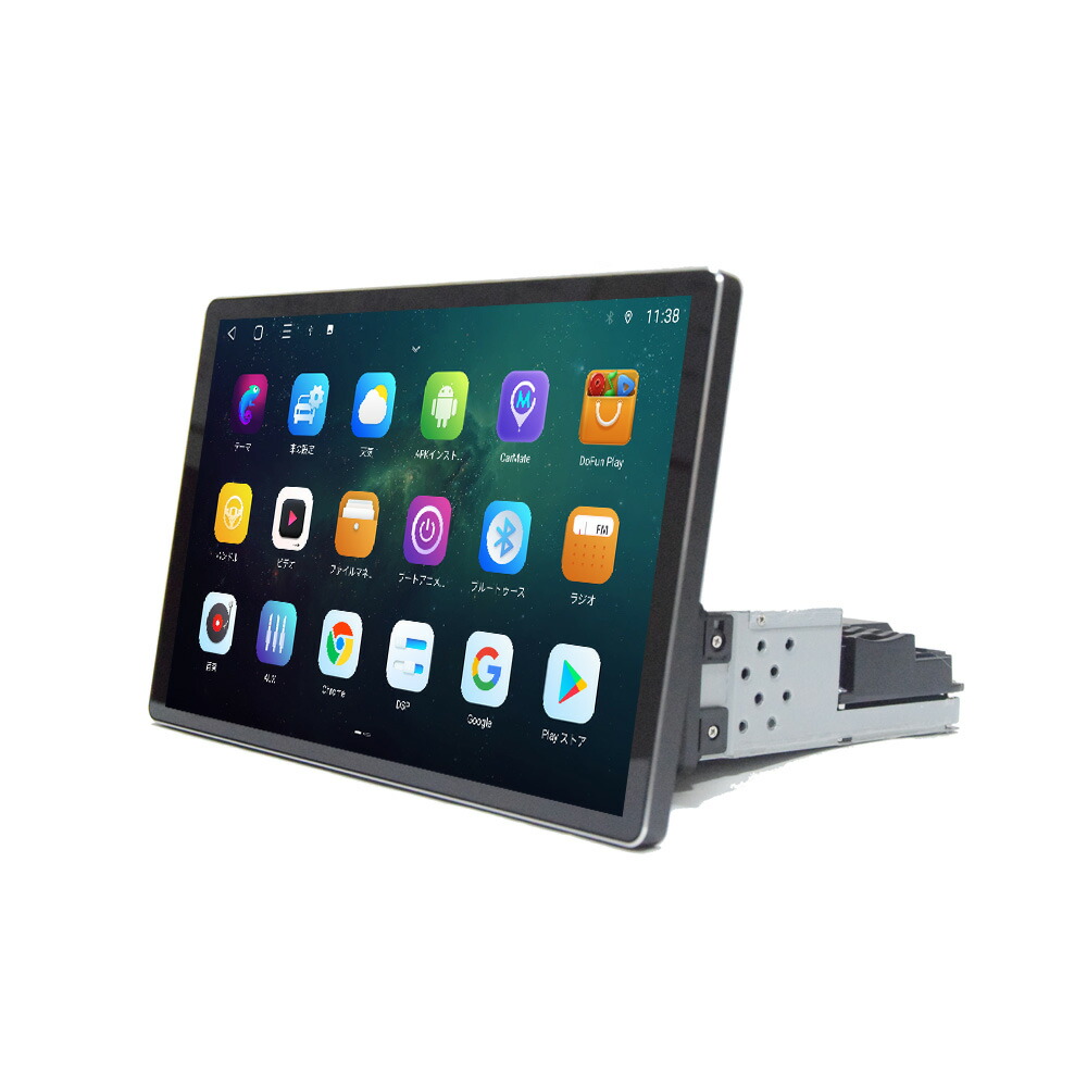 11.3インチ Androidカーオーディオ 1DIN ディスプレイオーディオ Android10 RAM6GB ROM128GB 8コア GPS WiFi Bluetooth USB FMラジオ SIMカード対応 ワイヤレスCarPlay Android Auto iPhone/Androidミラーリング ステアリングリモコン対応 カーナビ 1年保証｜ＪＯＮＪＯＮ