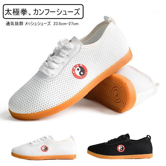 市場 太極拳 レディース 靴 太極拳用 シューズ 功夫靴 カンフーシューズ メッシュ 夏 メンズ