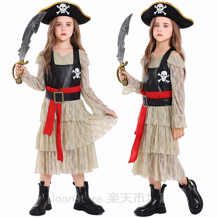 楽天市場】ハロウィン 仮装 子供 海賊 コスプレ 女の子 パイレーツ