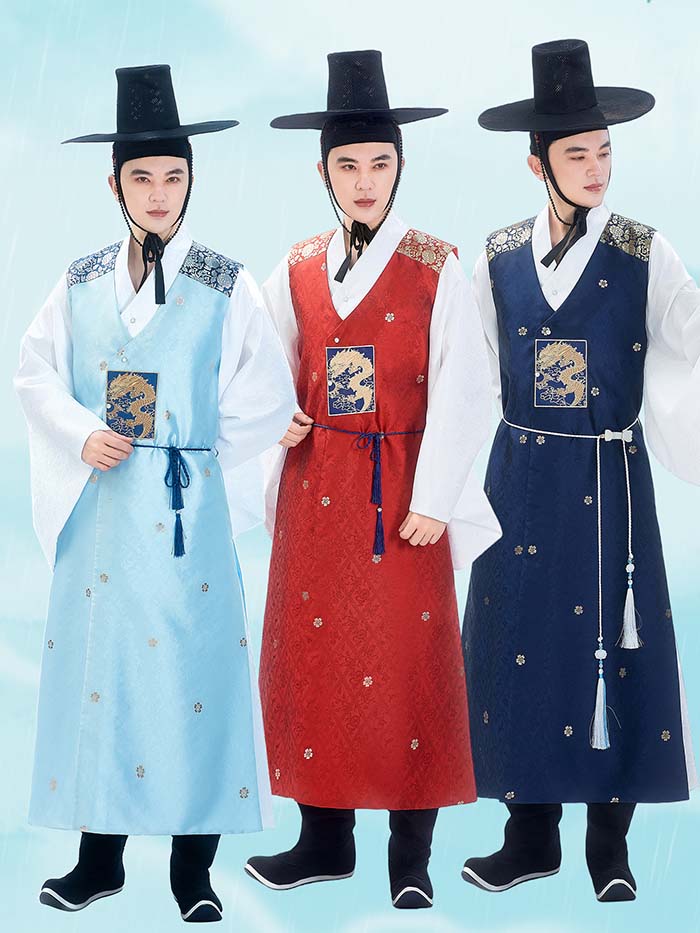 韓国民族御召しもの パジチョゴリ 韓服 韓流一こま御召しもの メンズ 背広書き割り 龍 刺しゅう パジチョゴリ はいり込む式 成年者式 出来事服 翰林院際 教養際 コスプレ 御召しもの 仮面舞踏会化けの皮 一こま 上演 御召しもの 社交ダンス御召しもの 活動写真映画化 上演服