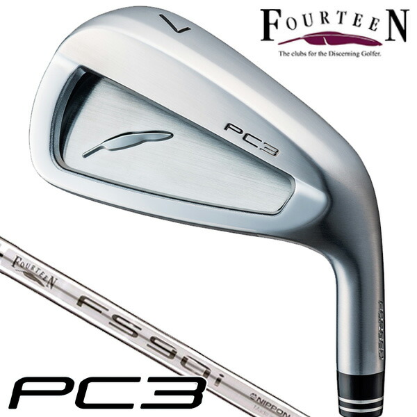 最大10%OFFクーポン発行中【07/17~07/28】 フォーティーン 2024 PC3 アイアン 単品 (#5/#6) FS90iスチール 右利き用 日本正規品|ゴルフショップジョプロ店