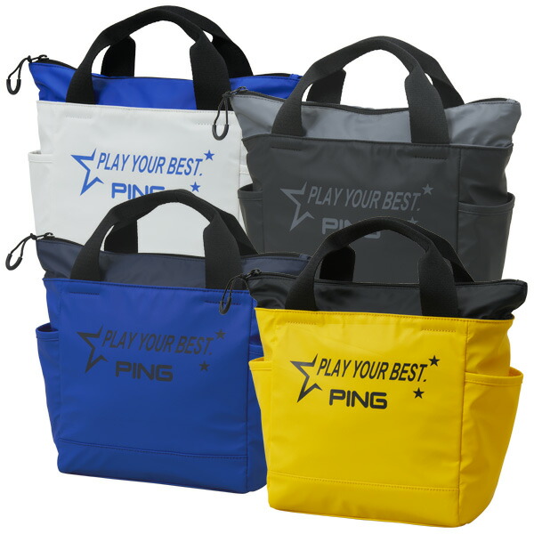 楽天市場】ピン PING アルファベットバイアスパターン ラウンドバッグ