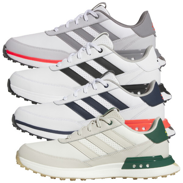 新品未使用adidas ゴルフシューズ グレー/オレンジ26.5cm 楽天市場】アディダス ゴルフシューズ 白×グレー FW5601 アディ