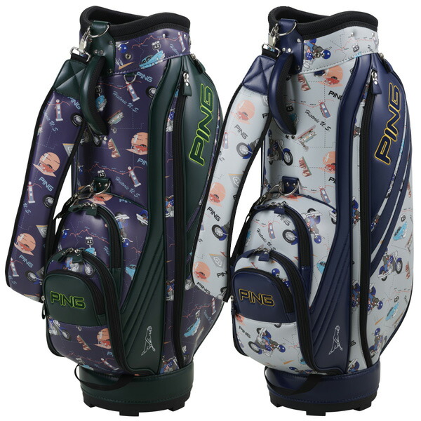 新作　2025年モデルPING キャディバッグ ドーナツデザイン ネイビー 新作 2025年モデルPING キャディバッグ ドーナツデザイン ネイビー
