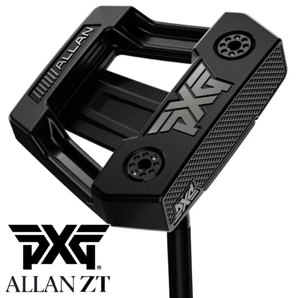 最大10%OFFクーポン発行中【07/17~07/28】 PXG アラン ダブルブラック ゼロトルク パター M16クロムストレートシャフト 右利き用 2025年モデル|ゴルフショップジョプロ店
