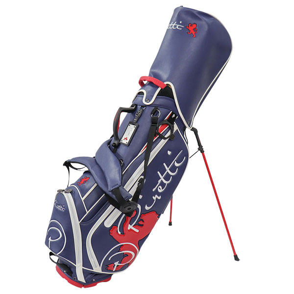 美品／限定廃盤モデルPiretti ゴルフキャディバッグPR-CB0006YS 美品