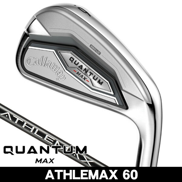 最大10%OFFクーポン発行中【07/17~07/28】 キャロウェイ QUANTUM MAX アイアン 単品 (#5/AW/GW/SW) ATHLEMAX 60 右利き用 2026年モデル QUANTUM クアンタム 単品アイアン キャロウェイ クアンタム MAX アイアン キャロウェイ クアンタム マックス アイアン|ゴルフショップジョプロ店