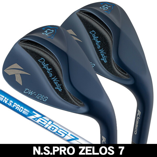 最大10%OFFクーポン発行中【04/02～04/14】 キャスコ DW-125G ドルフィンウェッジ ミッドナイトブルー N.S.PRO Zelos 7 右利き用 2026年モデル