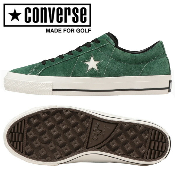新品未使用　コンバース　ゴルフシューズ　スニーカー　24.5センチ　防水　送料込 CONVERSE MADE FOR GOLF クリアランス コンバースゴルフ