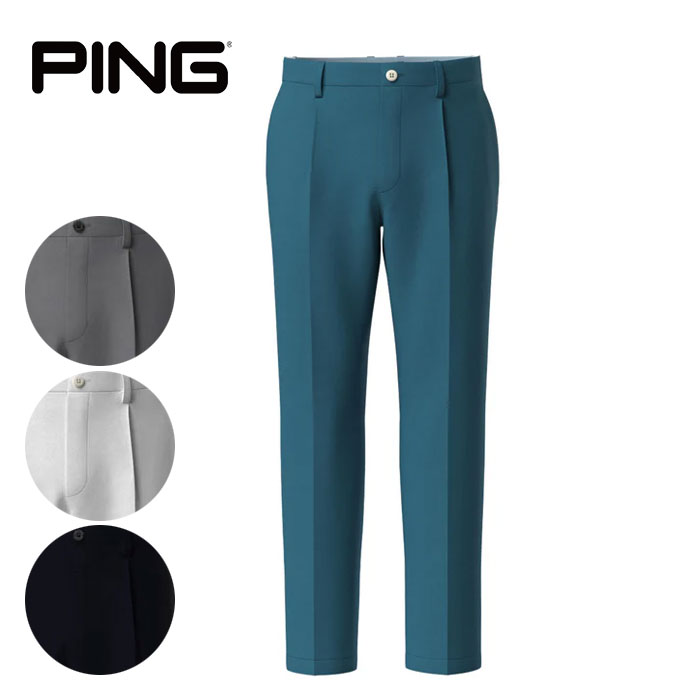 ピン　ゴルフ　パンツ PING（ピン） ゴルフウェア スラックス 春 夏 24SS同色系切替え冷感