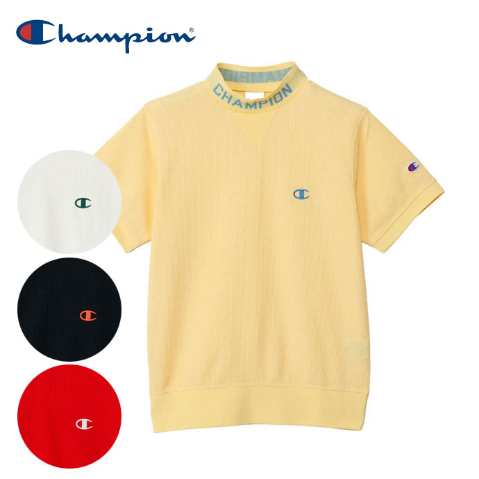 最大10%OFFクーポン発行中【04/02～04/14】 ゴルフウェア チャンピオン MOCK NECK SHIRT レディース 春 夏 26SS
