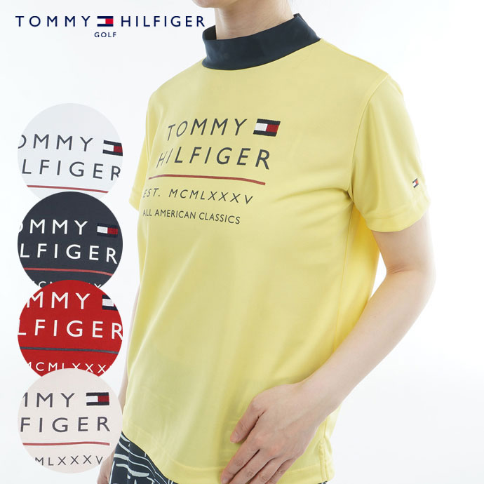 最大10%OFFクーポン発行中【04/14～04/21】 ゴルフウェア トミーヒルフィガー モックネックシャツ レディース 春 夏 26SS