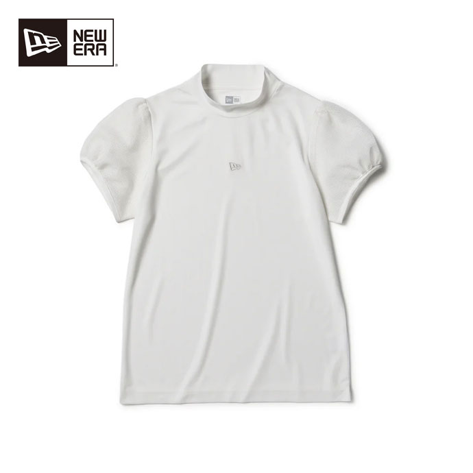 最大10%OFFクーポン発行中【04/02～04/14】 ゴルフウェア ニューエラ GFW SS MESH SLEEVE M NECK TEE OWHI レディース 春 夏 26SS