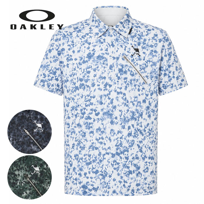 ゴルフ御召しもの オーク材ロバート・エドワード・リー SKULL ABSTRACT SPOTTED SHIRT メンズ 春 夏 26SS