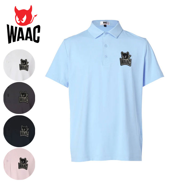WAAC ゴルフウェア 半袖ポロシャツ Lサイズ S 新品 waac ワック レディース 半袖ポロシャツ ゴルフウェア 白