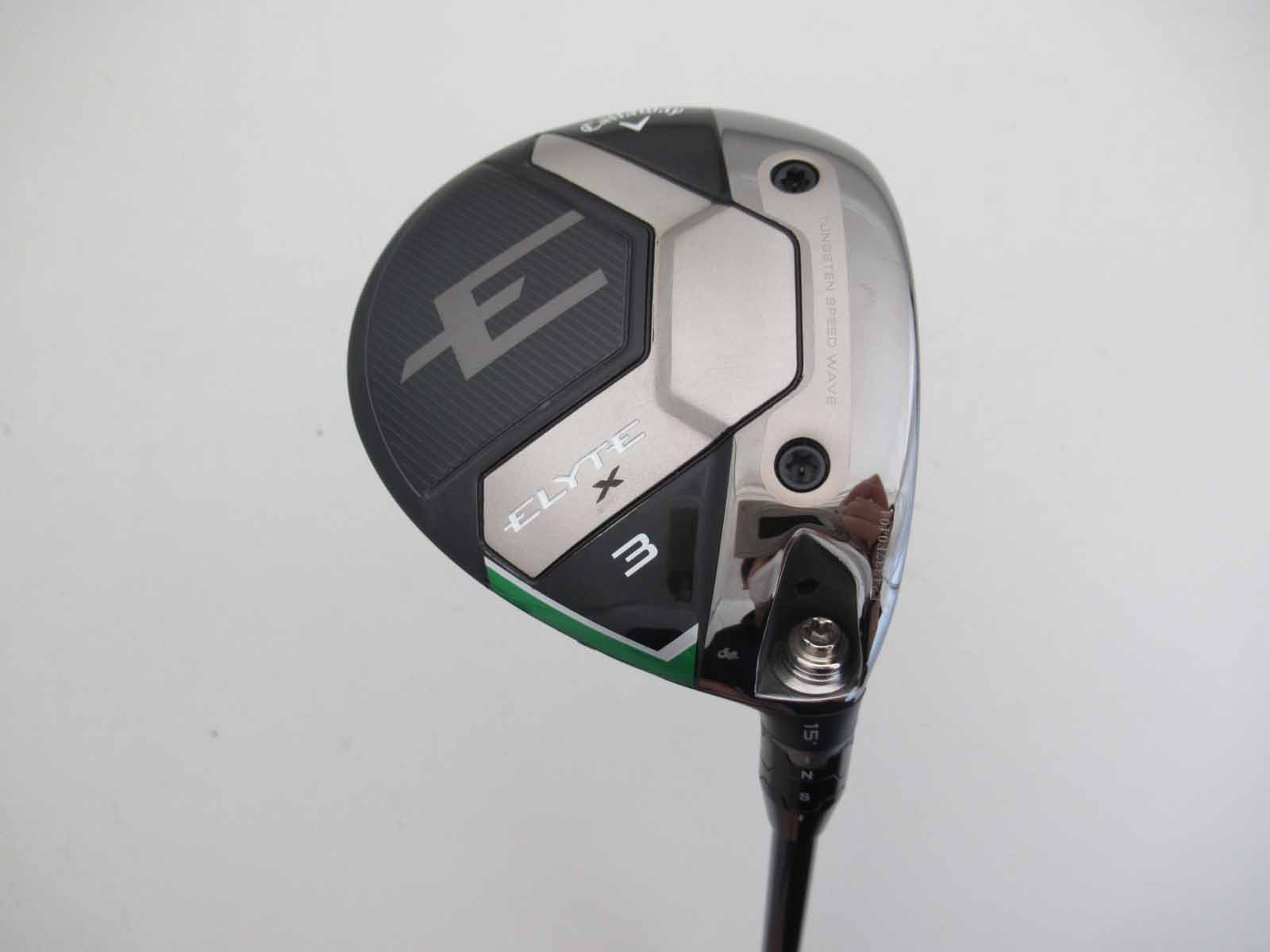 【中古】 右用 キャロウェイ ELYTE X エリート エックス フェアウェイウッド 目あたらしい炭素 3W フレックスS