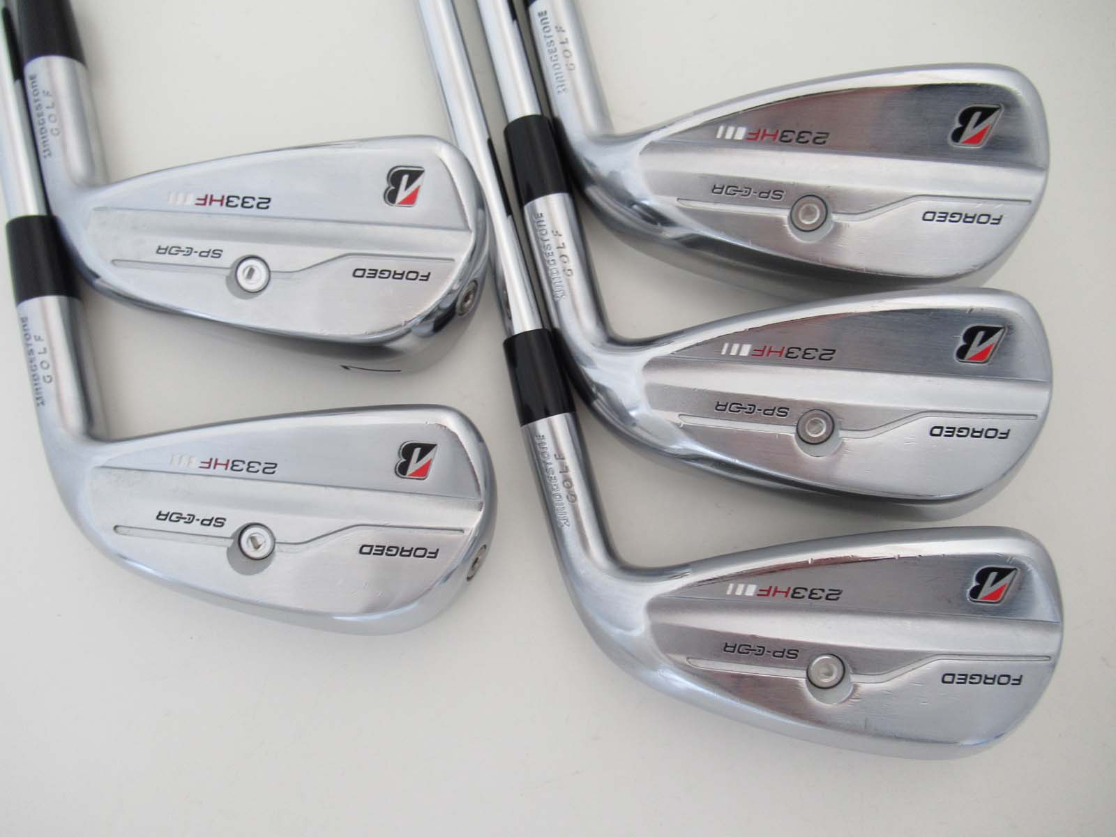 最大限度10%OFFクーポン券ふり出し中【05/08～05/19】 中古 右用 ブリヂストン 233HF FORGED フォージド アイアン NS850 neo 5本仕かける(#6~PW) フレックスS スポーツ・アウトドア-クラブ