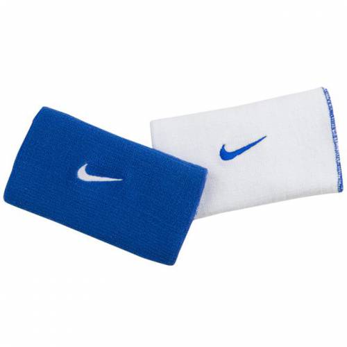 沸騰ブラドン ナイキ Nike ドライフィット 白色 ホワイト Drifit Nike Home Away Doublewide Wristbands Varsity Royal White Sold As A Pair スポーツ アウトドア スポーツ アクセサリー リストバンド スニケス 在庫あり 即出荷可 Bronze Qa