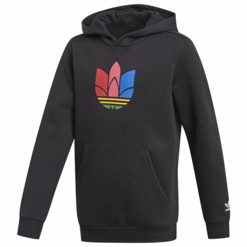 アディダス Adidas アディダス トレ箔 フーディー パーカー 黒いこと ニグロ Adidas 3d Trefoil Hoodie Black Multi 運動商品名 心地よい ファッション ブルゾン パーカー 1番 Pasadenasportsnow Com