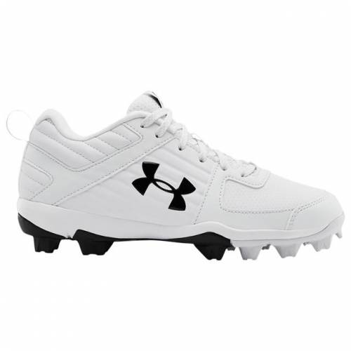 アンダーアーマー Under Armour 白み 毛唐人 銀色 シルバー 真っ黒 ニグロ アンダーアーマー Silver Leadoff Low Rm Jr White Metallic Black スポーツブランド 野球 スニーカー Giroveloce It