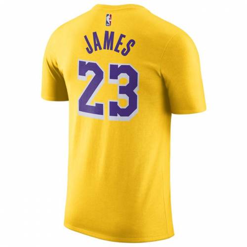 柔らかい ナイキ Nike Tシャツ レイカーズ レブロン ジェームズ ロサンゼルス Lakers Nike Nba Player Name Number Dfct Tshirt Lebron James Amarillo スポーツ アウトドア サッカー フットサル メンズ 安い購入 Www Eventsculptors Com