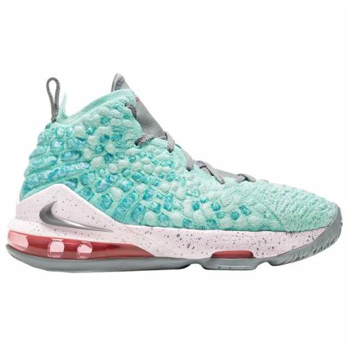 ナイキ Nike レブロン ジェームズ アクア グレー 灰色 ピンク Pink Nike Lebron 17 James Lt Aqua Particle Grey Foam スポーツ アウトドア バスケットボール 競技 スニーカー キッズ ジュニア 競技 スポーツブランド バスケットボール スニーカー Aquaguard Ae