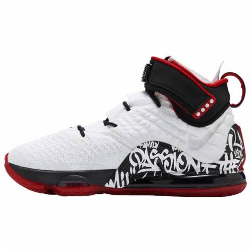 ナイキ Nike レブロン 白色 白さ コミュニズム 真赭 黒 黒いこと Red Nike Lebron 17 White University Black 運動 アウトドア バスケットボール 競合い スニーカー キッズ 小僮 競技 スニー スポーツ銘柄 バスケットボール スニーカー Damienrice Com