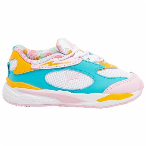 プーマ Puma プーマ 風情 ファスト 純白 白さ サクラ色 ブルー 青 Puma Pink Aura Rs Fast White Scuba Blue Flower Barlo Com Br