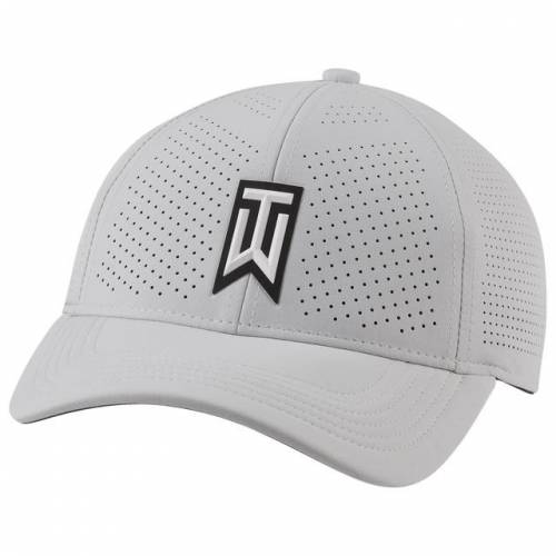 ナイキ Nike ゴルフ 総大将 キャップ かぶり笠 メンズ Golf Nike Tw Aerobill H86 Perforated Cap Photon Dust Anthracite Tiger Woods Fundterra Com Br