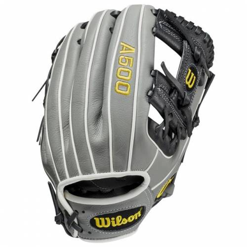 ウィルソン Wilson ウィルソン 坊や用 野球 手袋 グローブ グローブ グローブ 鼠色 グレー グレイ 黄色であること 黄 11 メンズ Gray Yellow Wilson A500 Youth Baseball Glove All Positions Worn On The Gullane Com Br