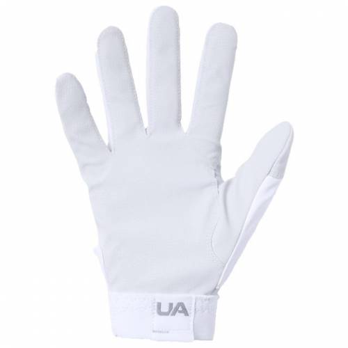 アンダーアーマー UNDER ARMOUR バッティング グローブ 手袋 白色 