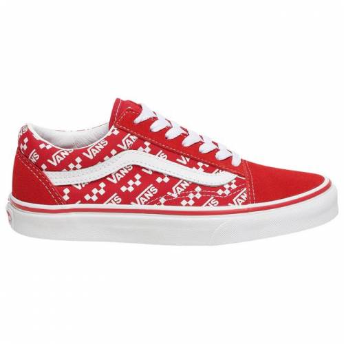 ヴァンズ Vans バンズ 赤 レッド 白色 ホワイト ロゴ オールドスクール Vans Red White Repeat Logo Andapt Com