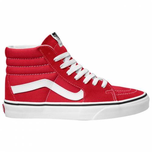 ヴァンズ Vans バンズ 赤 レッド 白色 ホワイト スケート ハイ スニーカー メンズ Vans Red White Ael Global
