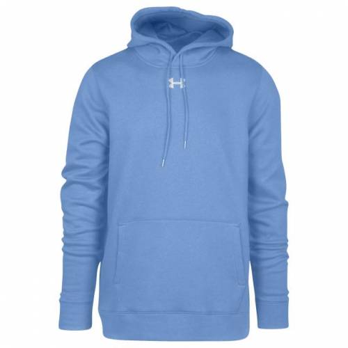 アンダーアーマー Under Armour チーム フリース フーディー パーカー カロライナ 青色 ブルー 白色 ホワイト アンダーアーマー メンズ Team Hustle Fleece Hoodie Carolina Blue White Irondiner Deutschland De