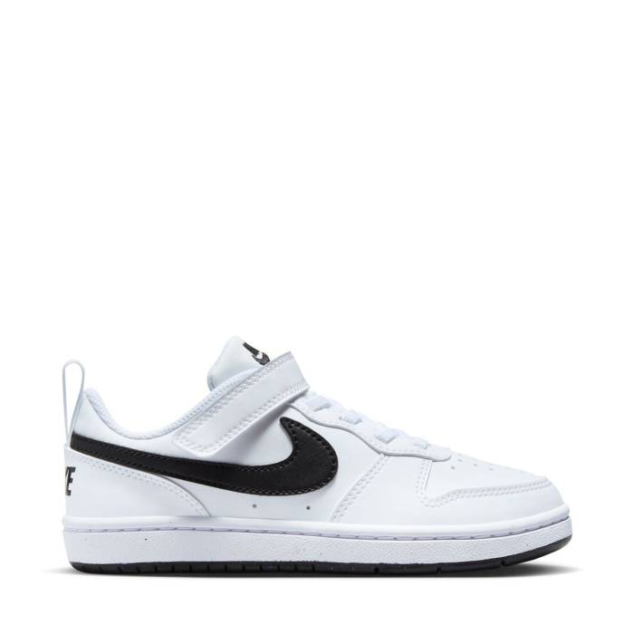 ナイキ Nike 【 Court Borough Low Recraft Kids White/Black 】 コート ジュニア キッズ 白色 ホワイト 黒色 ブラック