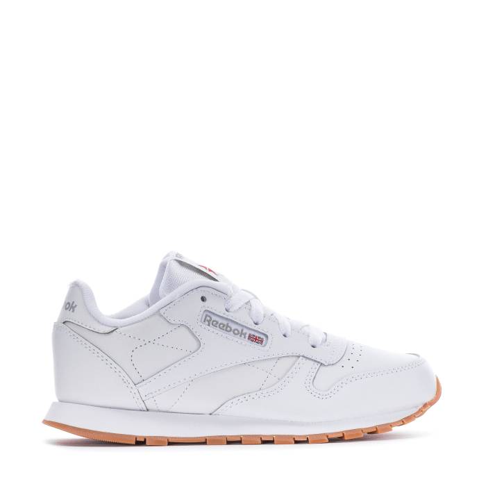リーボック Reebok 【 Classic Leather Kids White/Gum 】 クラシック レザー ジュニア キッズ 白色 ホワイト